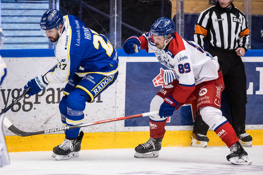 Leksands Marek Hrivik och Oskarshamns Patrik Karlkvist