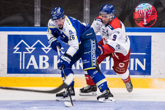 Leksands Patrik Noren och Oskarshamns Ahti Oksanen