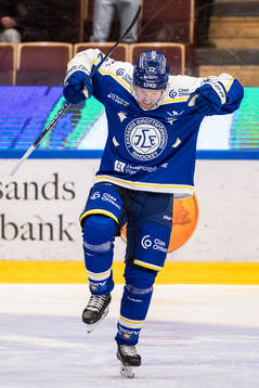 Leksands Kalle Östman jublar