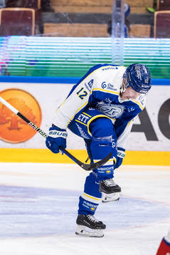 Leksands Kalle Östman jublar
