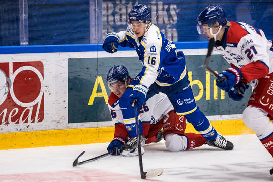 Oskarshamns Lukas Pilö och Leksands Felix Unger Sörum
