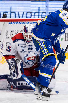 Oskarshamns målvakt Emil Kruse