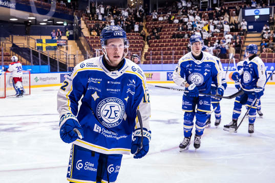 Leksands Kalle Östman jubel