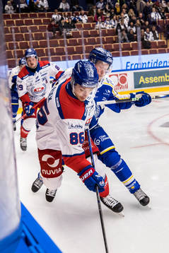 Oskarshamns Lukas Jasek och Leksands Kalle Östman