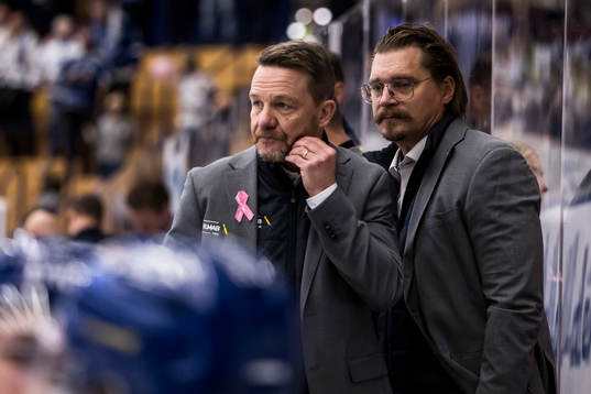 Leksands assisterande tränare Charles Berglund och