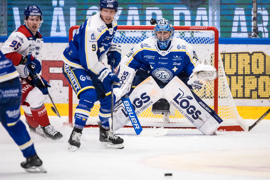 Leksands målvakt Filip Larsson
