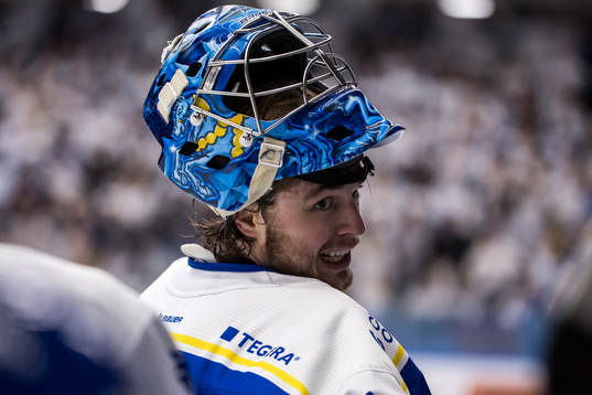 Leksands målvakt Filip Larsson