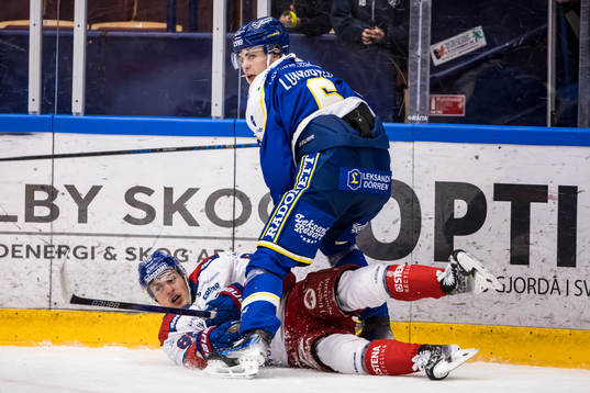 Leksands Alexander Lundqvist och Oskarshamns Lukas Jasek