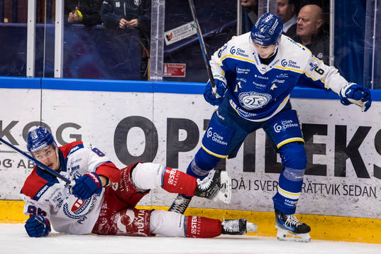 Leksands Alexander Lundqvist och Oskarshamns Lukas Jasek