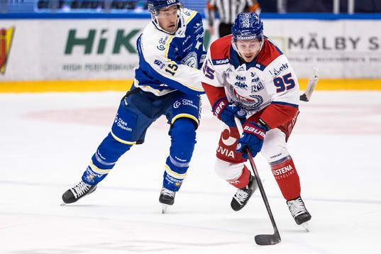 Oskarshamns Nick Olesen och Leksands Max Veronneau