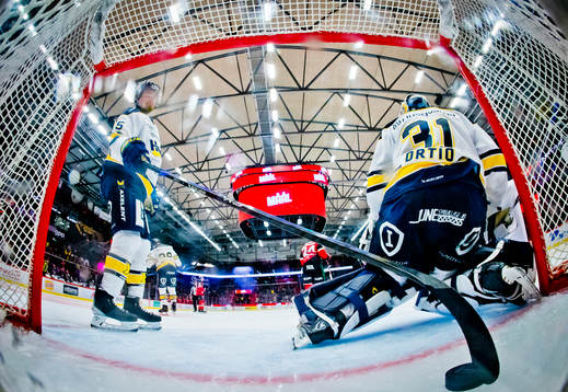 HV71s Victor Sjöholm deppar