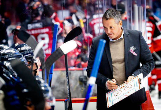 HV71s tränare Tomas Montén
