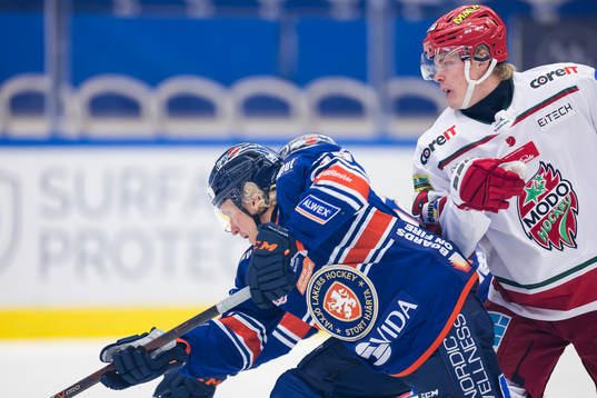 Växjös Marcus Sylvegård och MoDos Erik Walli Walterholm
