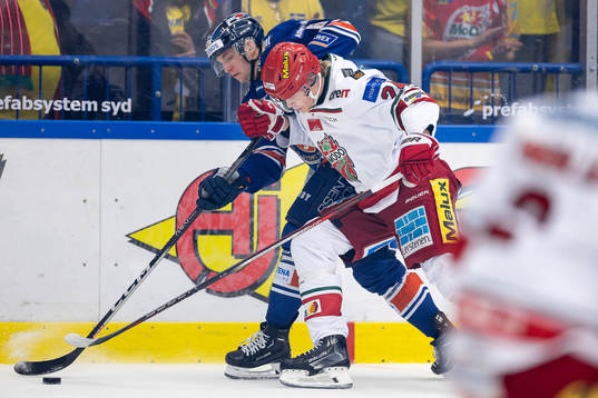 Växjös Zachary Giuttari och MoDos Erik Walli Walterholm