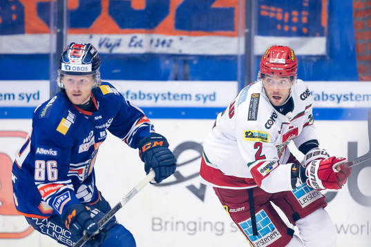 Växjös Joachim Blichfeld och MoDos David Rundblad