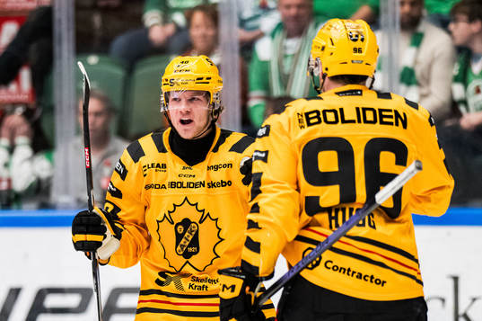 Skellefteås Anton Heikkinen jublar