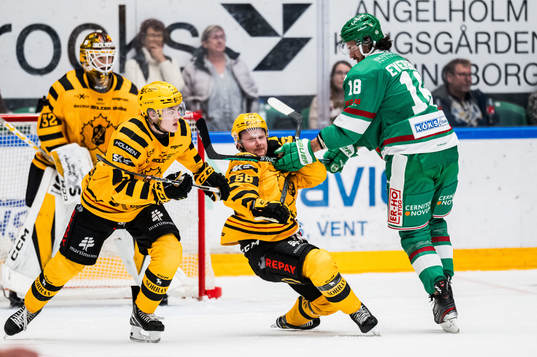 Skellefteås Oskar Nilsson och Rögles Dennis Everberg