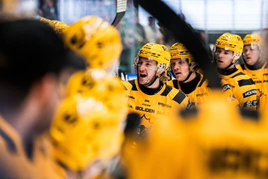 Skellefteås Jonathan Pudas jublar
