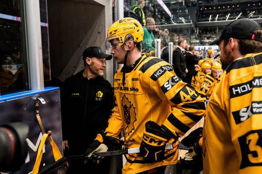 Skellefteås Elias Salomonsson lämnar isen