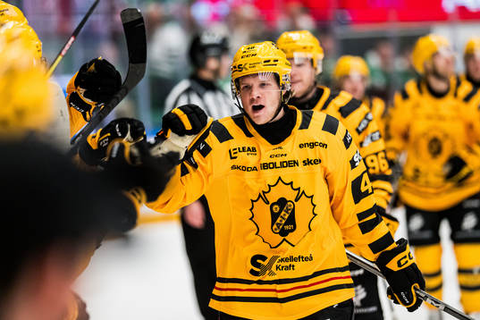 Skellefteås Anton Heikkinen jublar