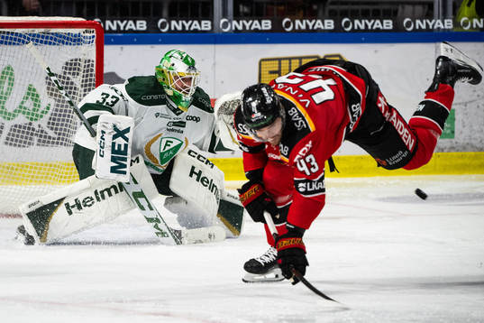 Färjestads målvakt Maxime Lagacé