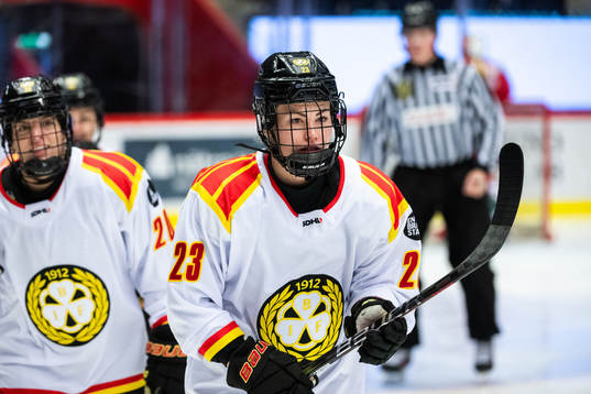 Brynäs Moa Wernblom jublar