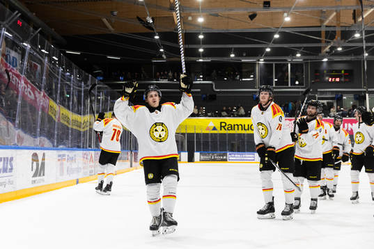 Brynäs Tyler Kelleher jublar