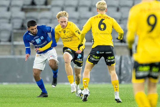Norrbys Basheer Alazzawi och Elfsborgs Ludvig Richtner
