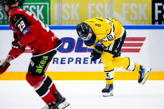 HV71s Oskar Stål-Lyrenäs har ont