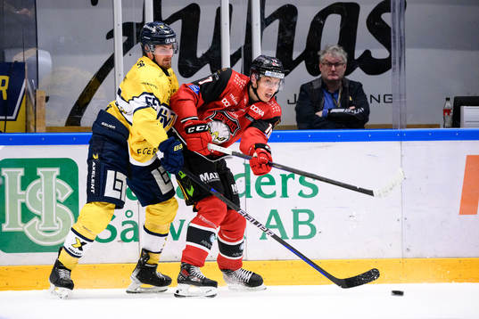 HV71s Mikael Seppälä och Malmö Redhawks William Von