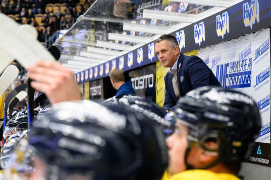 HV71s tränare Tomas Montén