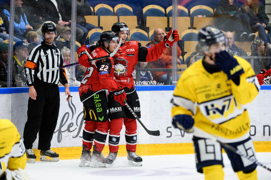 Malmö Redhawks Janne Kuokkanen och William Von Barnekow