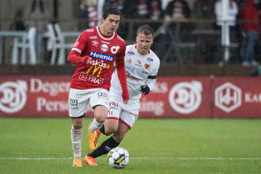 Degerfors Diego De Jesus Campos Ballestero och Kalmars