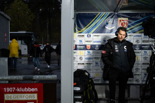 Degerfors tränare Andreas Holmberg