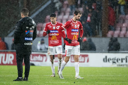 Degerfors Peter Gwargis och Sebastian Ohlsson deppar