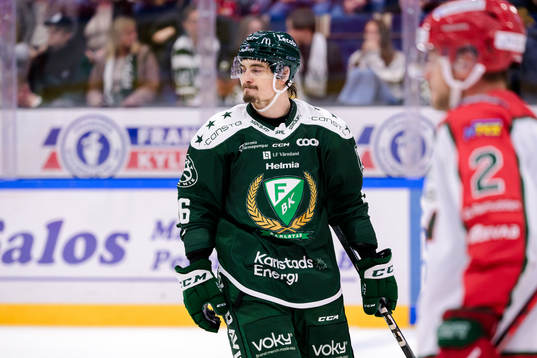 Färjestads David Tomasek deppar
