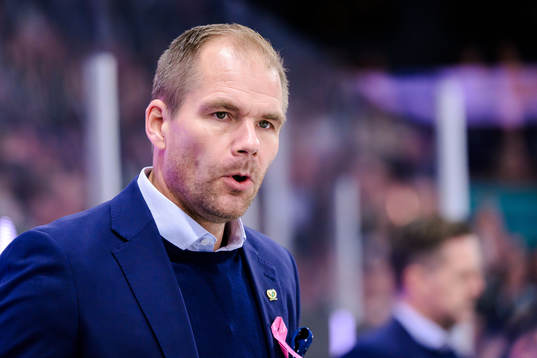 Färjestads tränare Thomas Mitell