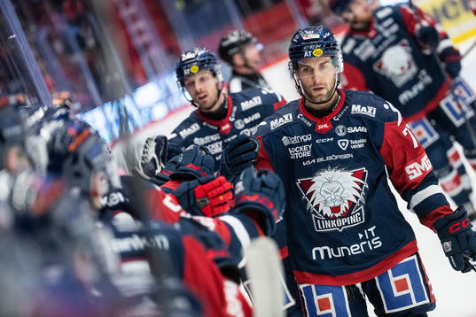 Linköpings Taylor Leier jublar