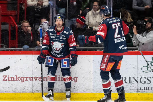 Linköpings Taylor Leier jublar