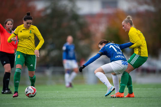Bollstanäs Amanda Frank och Amanda Wulff mot Trelleborgs