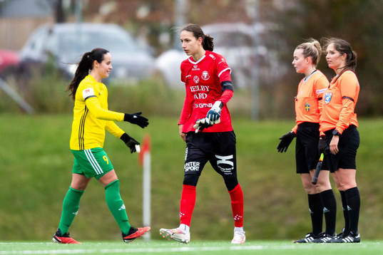 Trelleborgs målvakt Somea Polozen deppar