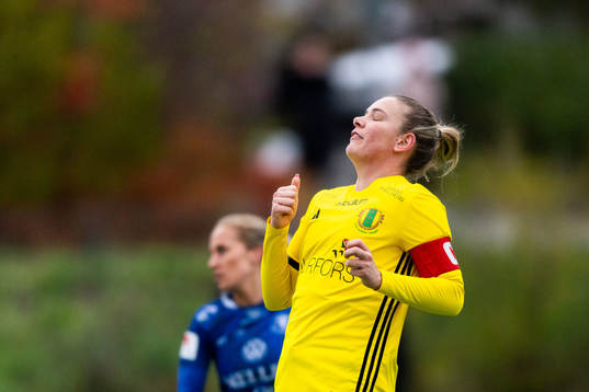 Bollstanäs Sabina Lundström deppar