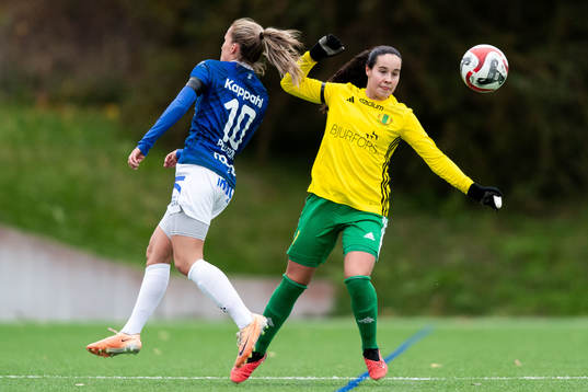 Trelleborgs Hanna Persson och Bollstanäs Cassandra Larsson