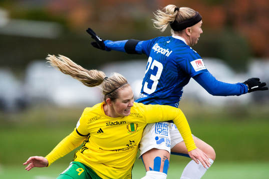 Bollstanäs Lovisa Norrby och Trelleborgs Linnea Prambrant