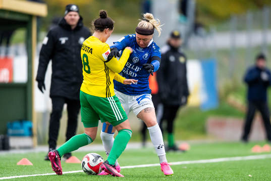 Bollstanäs Amanda Frank och Trelleborgs Linnea Prambrant