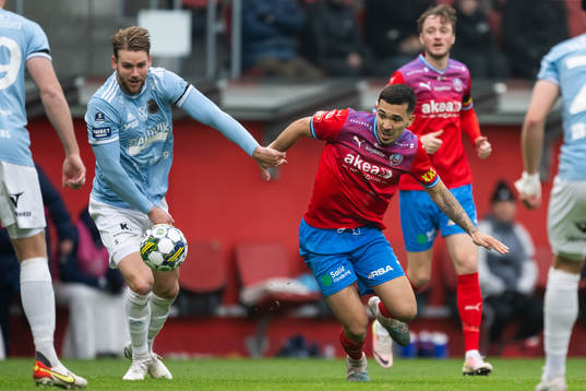 Gefles Niclas Håkansson och Helsingborgs Lucas Lima