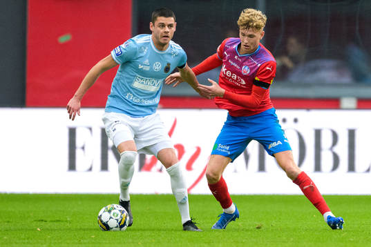 Gefles Kevin Persson och Helsingborgs Benjamin Örn