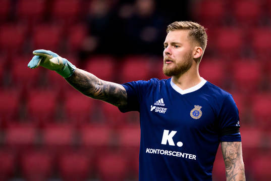 Gefles målvakt Robin Wallinder