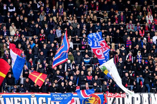 under fotbollsmatchen i Superettan mellan Helsingborg och