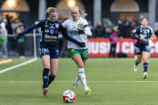 Hammarbys Ellen Wangerheim och Linköpings Frida Elofsson